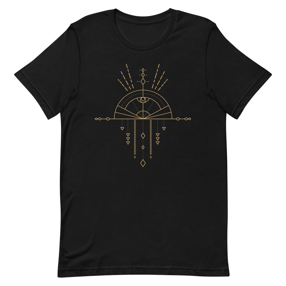 T-shirt Soleil Levant & Attrape-Rêves – Bohème et Lumineux