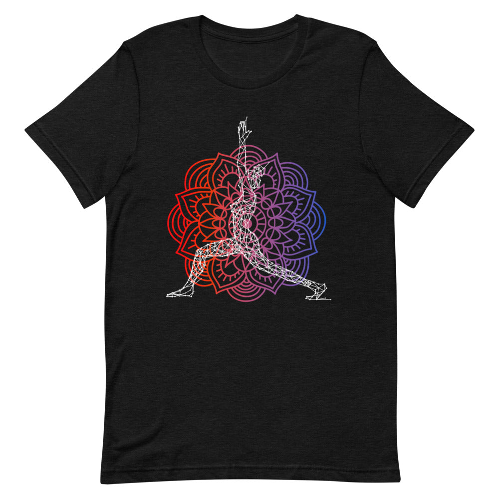 Débardeur Mandala Floral Gris – Spirituel et Naturel