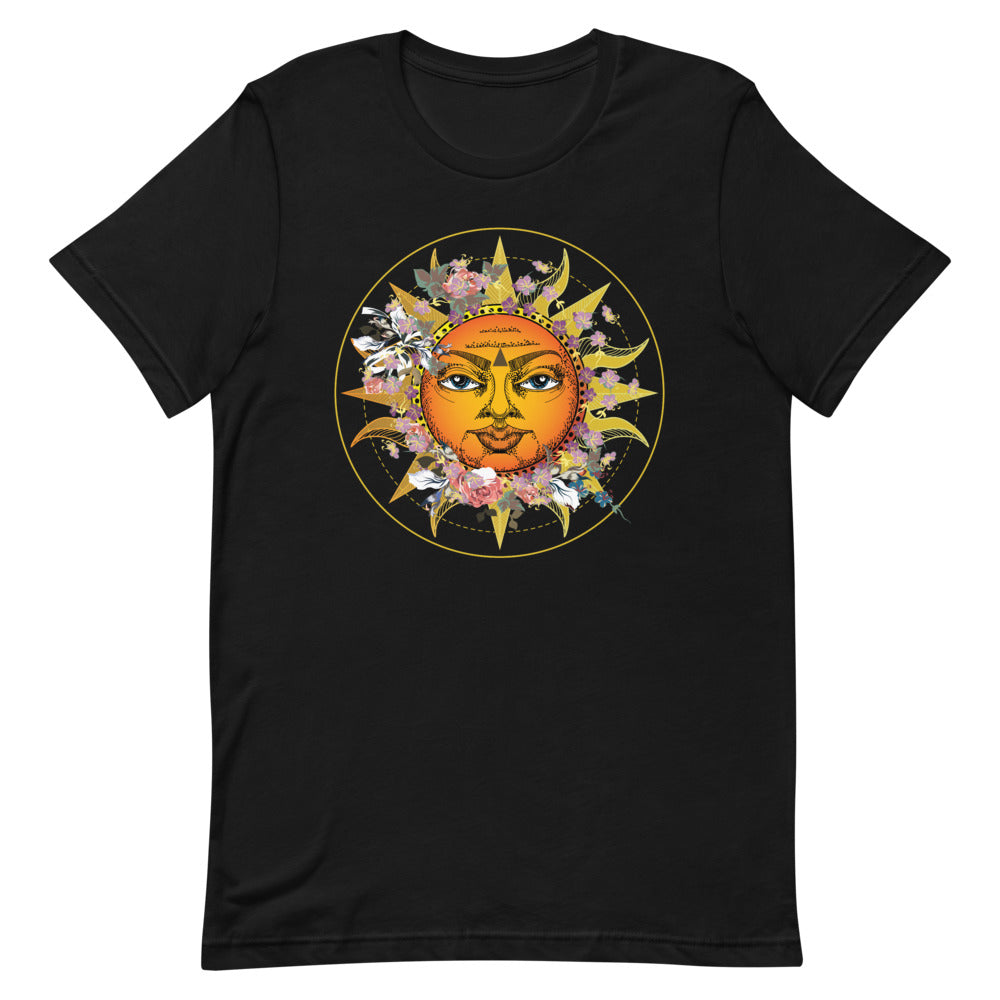 T-shirt Soleil et Fleurs – Bohème et Lumineux