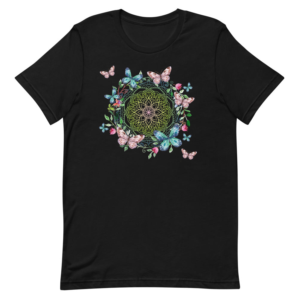 Débardeur Mandala Floral Gris – Spirituel et Naturel