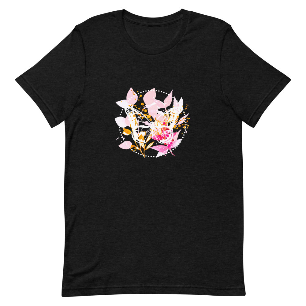 T-shirt Papillon Fleurs Aquarelle – Bohème et Délicat