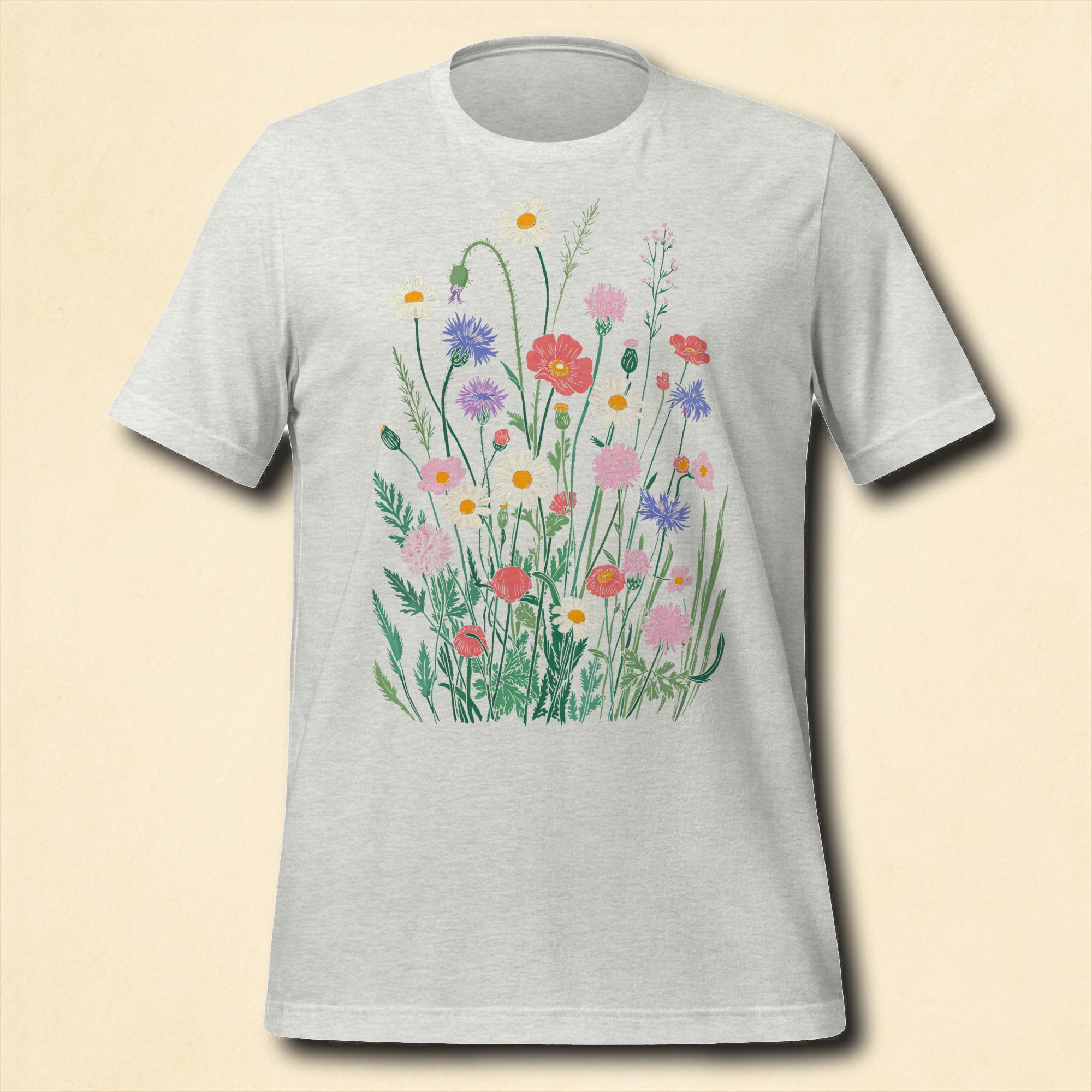 T-shirt Champ Fleurs Sauvages – Bohème et Naturel