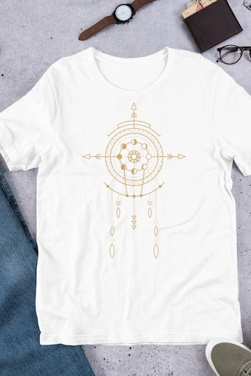 T-shirt Attrape-Rêves & Flèches Géométriques – Bohème et Apaisant