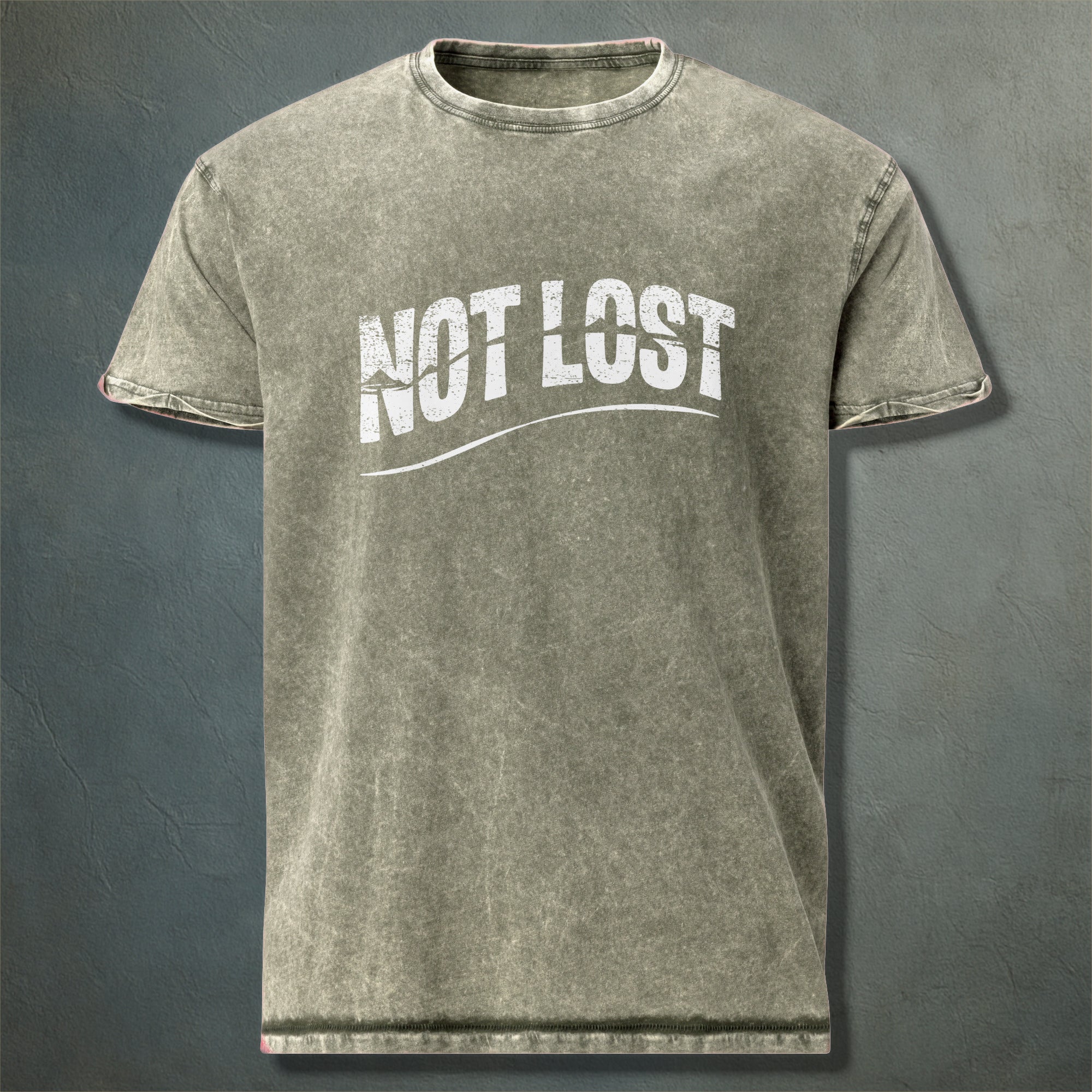 T-shirt Not Lost Just Wandering Recto-Verso – Aventure et Nature