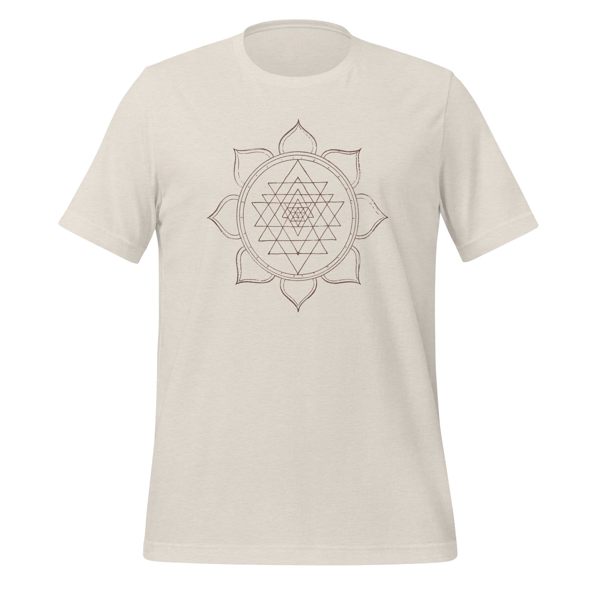 T-shirt unisexe blanc avec un design rétro "Wildflower", fleurs multicolores, style bohème.