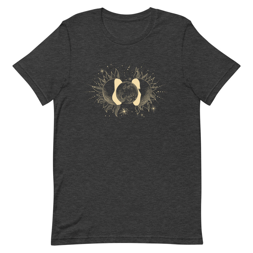 T-shirt Dualité Lune & Soleil – Harmonie et Énergie Cosmique