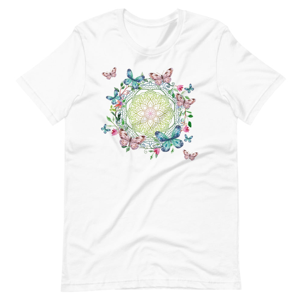 Débardeur Mandala Floral Gris – Spirituel et Naturel