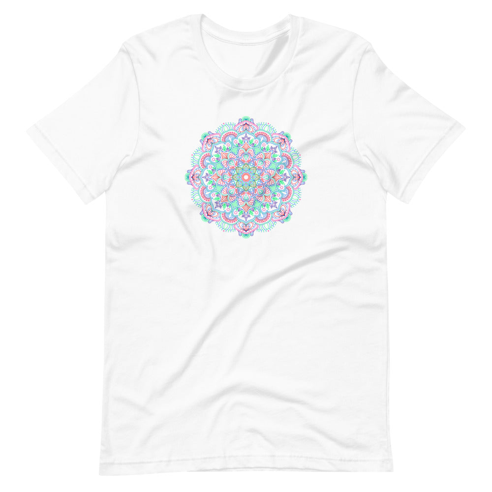 Débardeur Mandala Floral Gris – Spirituel et Naturel