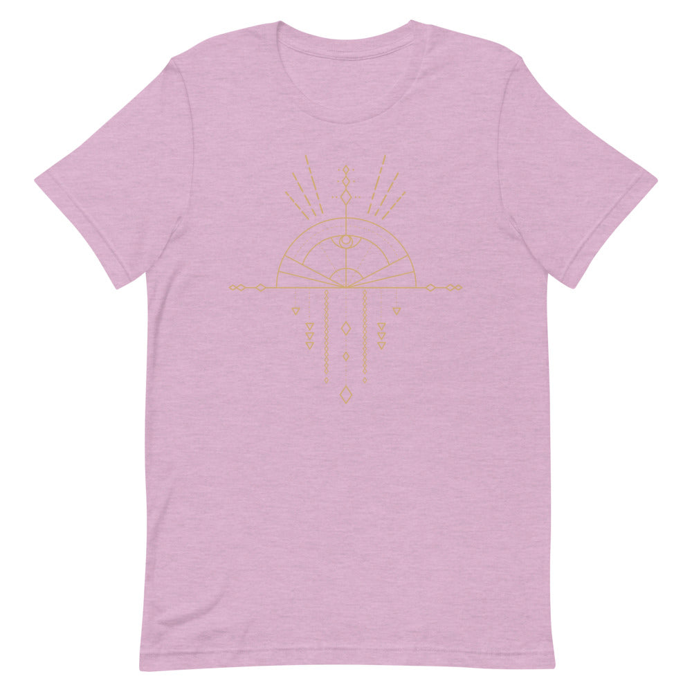 T-shirt Soleil Levant & Attrape-Rêves – Bohème et Lumineux