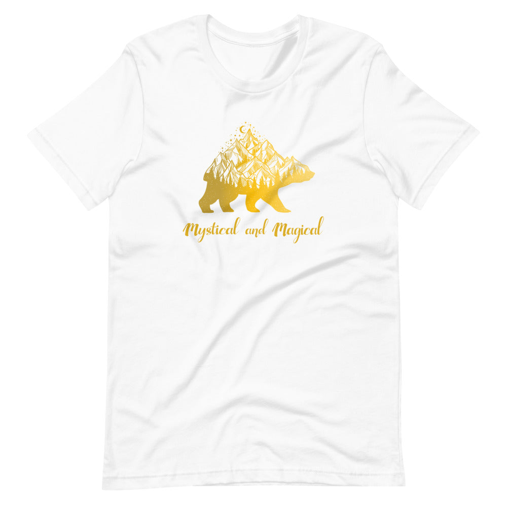 T-shirt Ours Paysage Montagneux Mystical and Magical – Bohème et Enchanté
