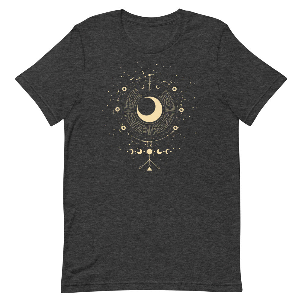 T-shirt Lune et Motifs Astrologiques – Bohème et Mystique