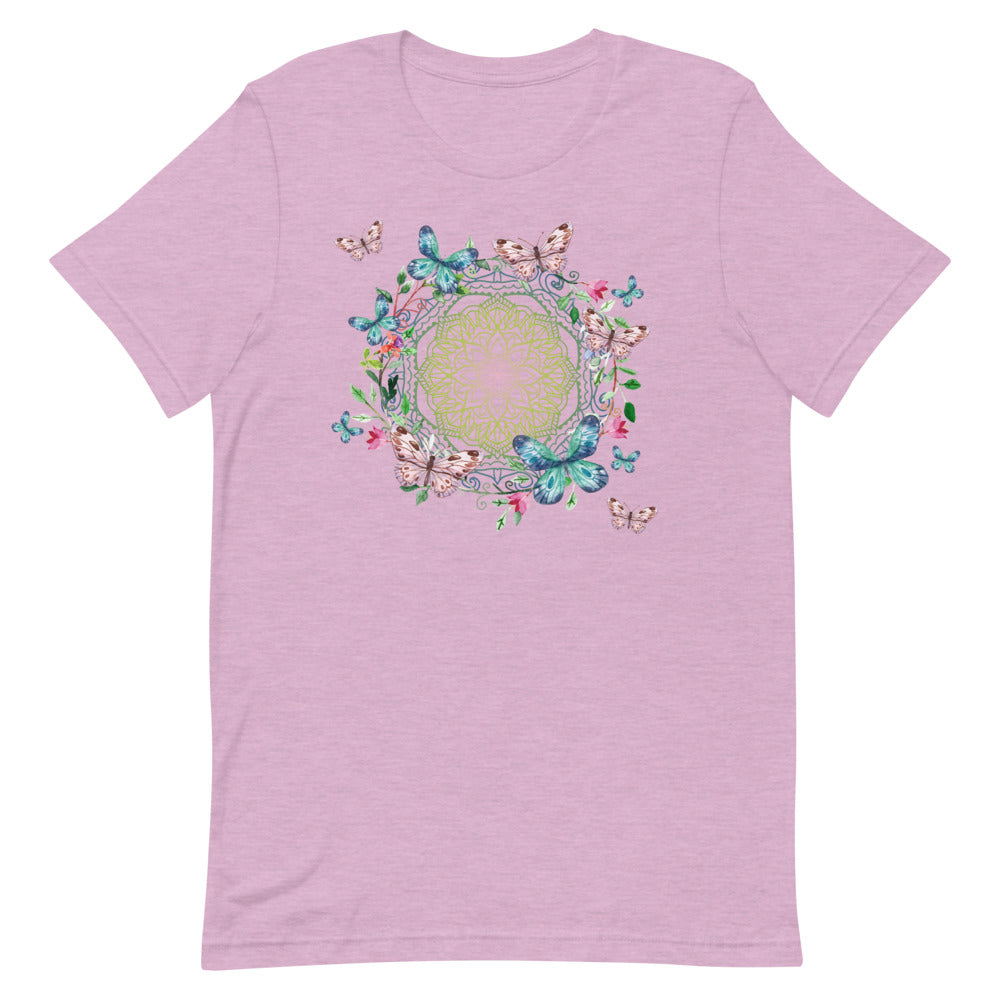 Débardeur Mandala Floral Gris – Spirituel et Naturel