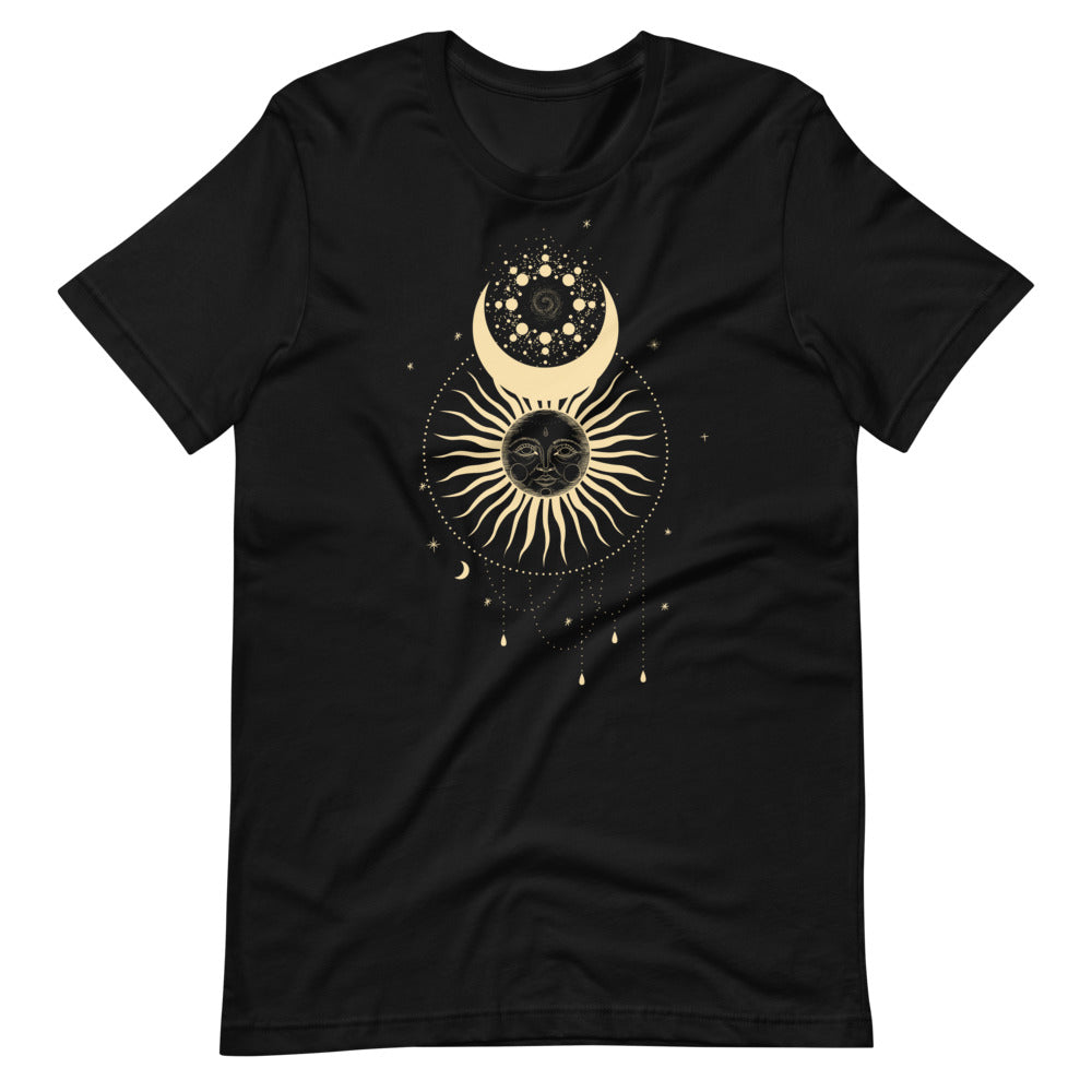 T-shirt Soleil & Lune – Fusion Mystique de l’Univers