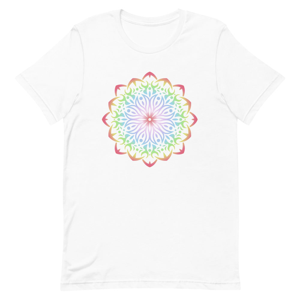 Débardeur Mandala Floral Gris – Spirituel et Naturel