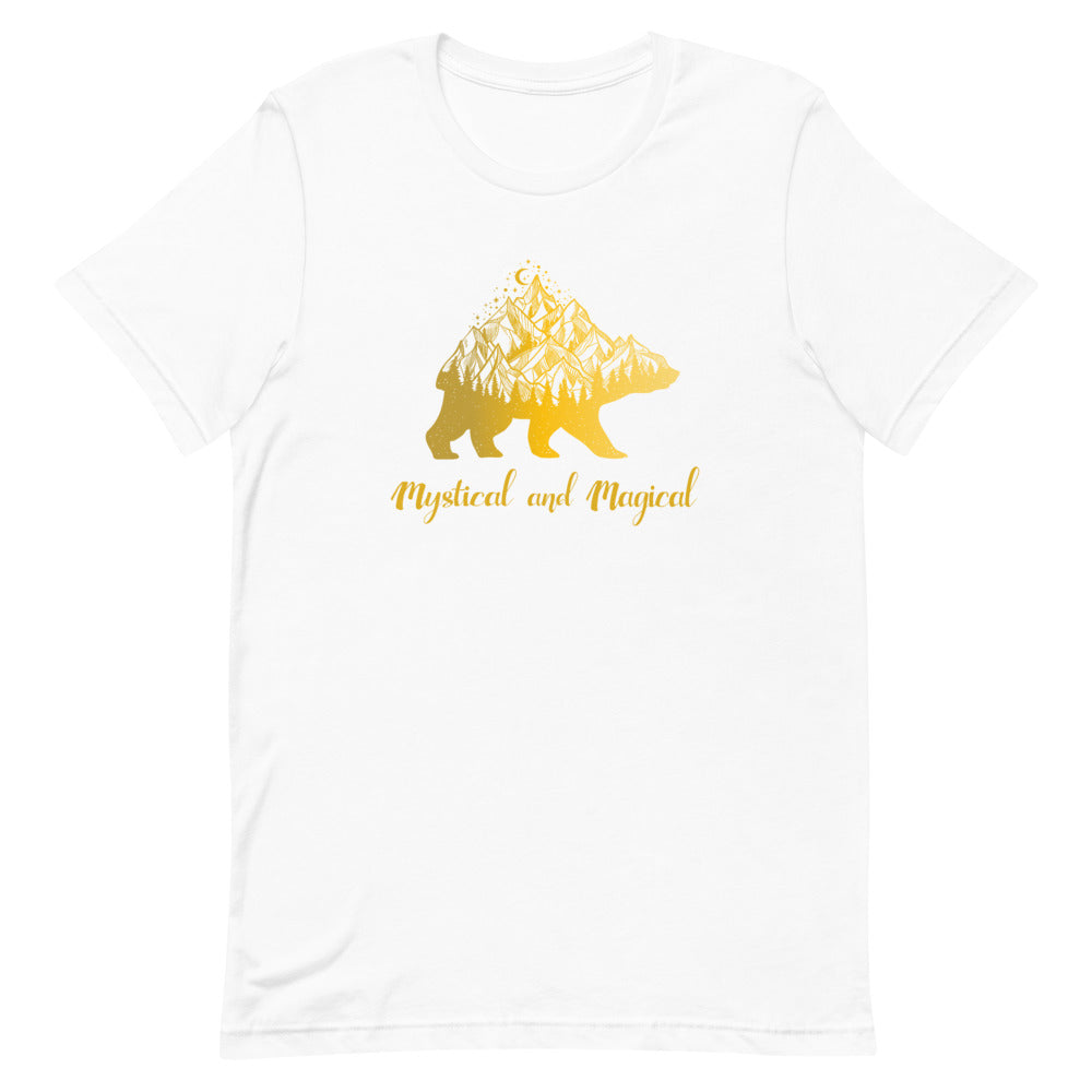 T-shirt Ours Paysage Montagneux Mystical and Magical – Bohème et Enchanté