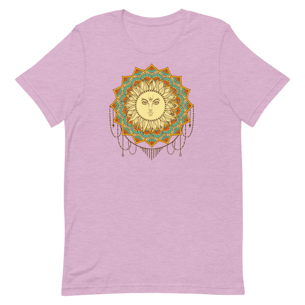 Débardeur Mandala Floral Gris – Spirituel et Naturel