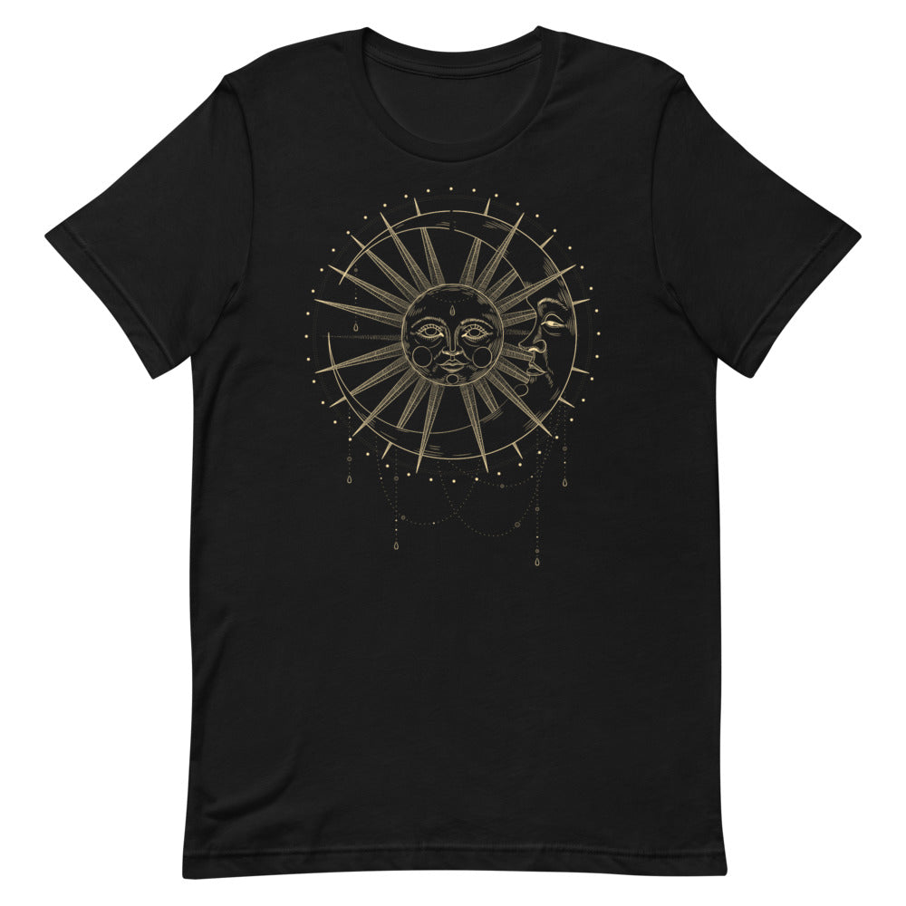 T-shirt Soleil & Lune – Harmonie Cosmique et Mystique