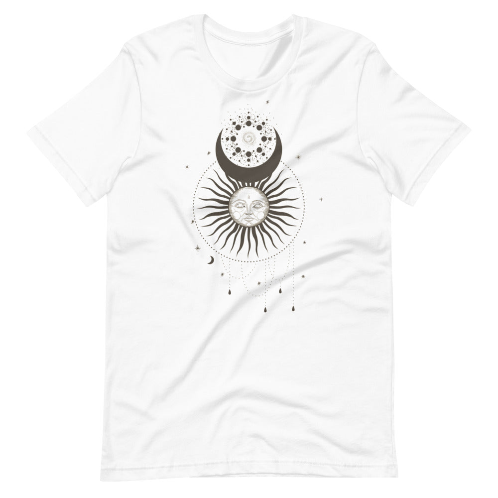 T-shirt Soleil & Lune – Fusion Mystique de l’Univers