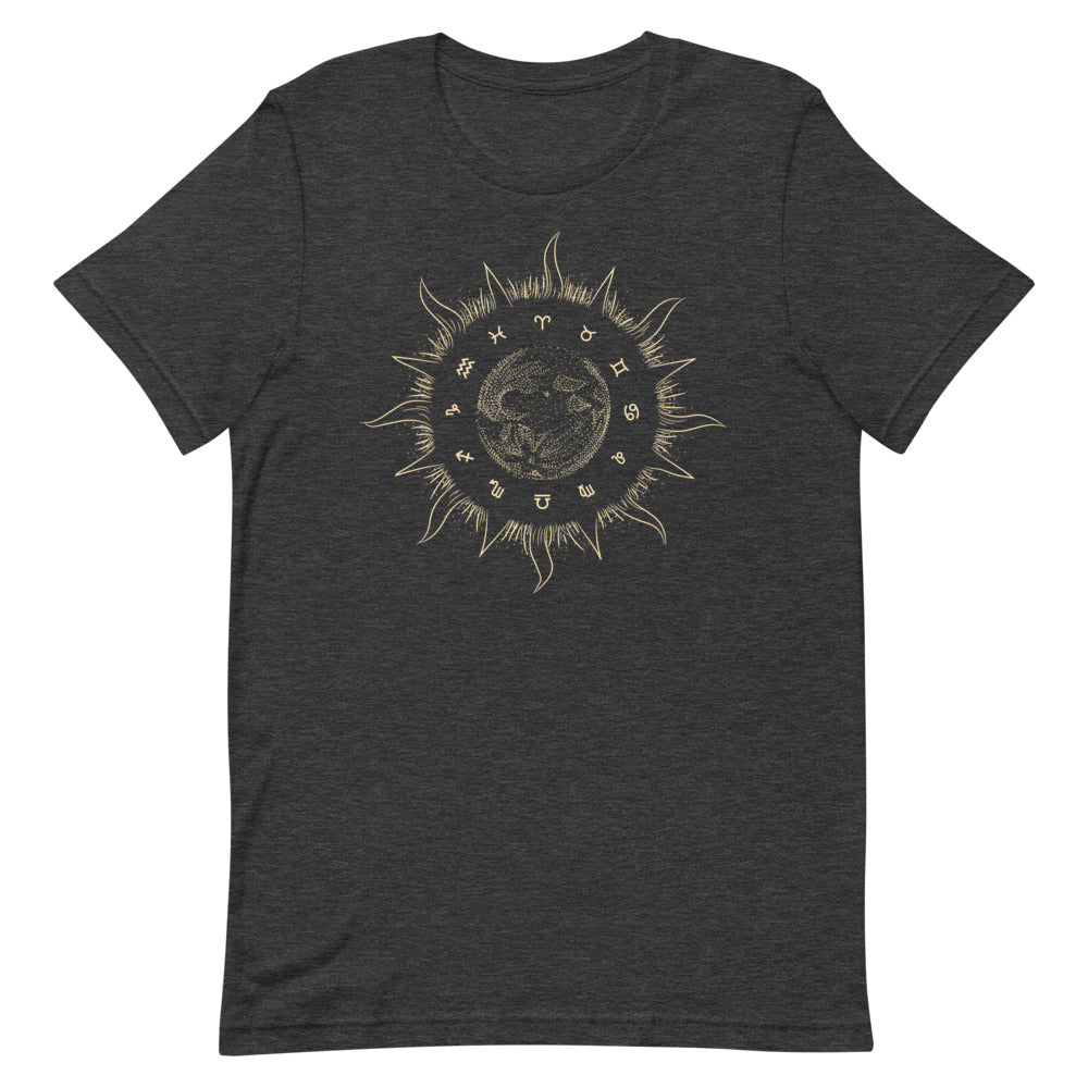 T-shirt Soleil Astral & Zodiaque – Ésotérique et Céleste