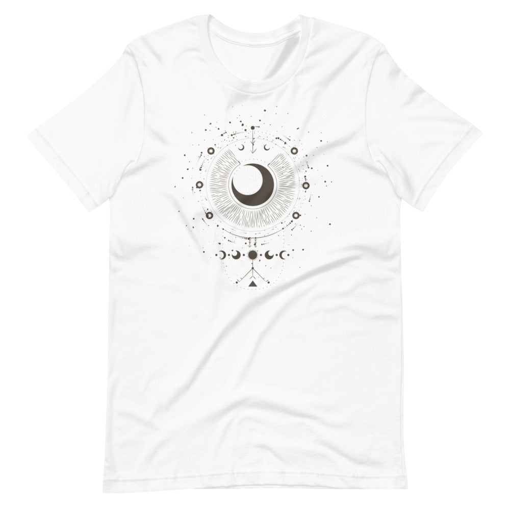 T-shirt Lune et Motifs Astrologiques – Bohème et Mystique