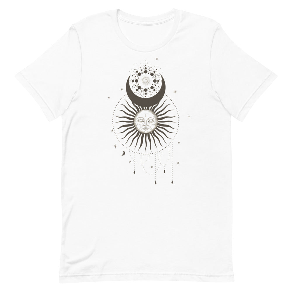T-shirt Soleil & Lune – Fusion Mystique de l’Univers