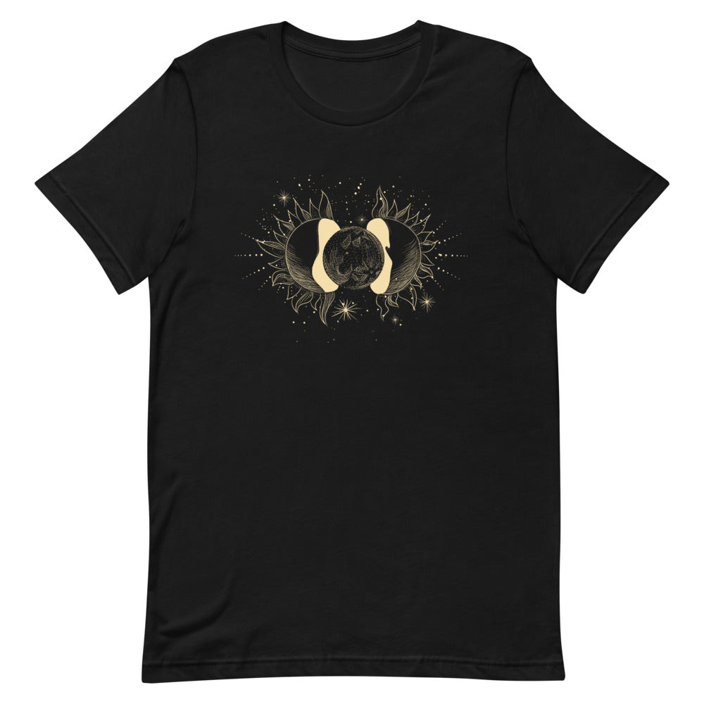T-shirt Dualité Lune & Soleil – Harmonie et Énergie Cosmique