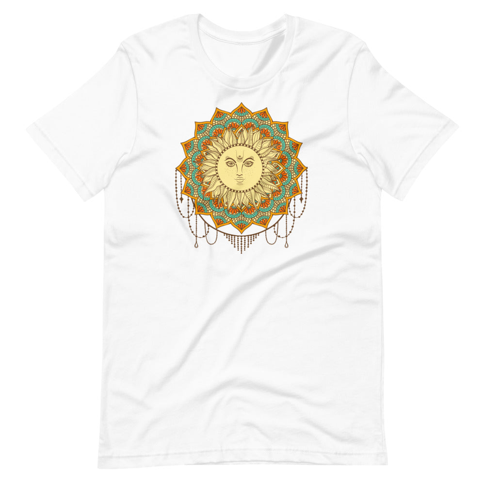 Débardeur Mandala Floral Gris – Spirituel et Naturel