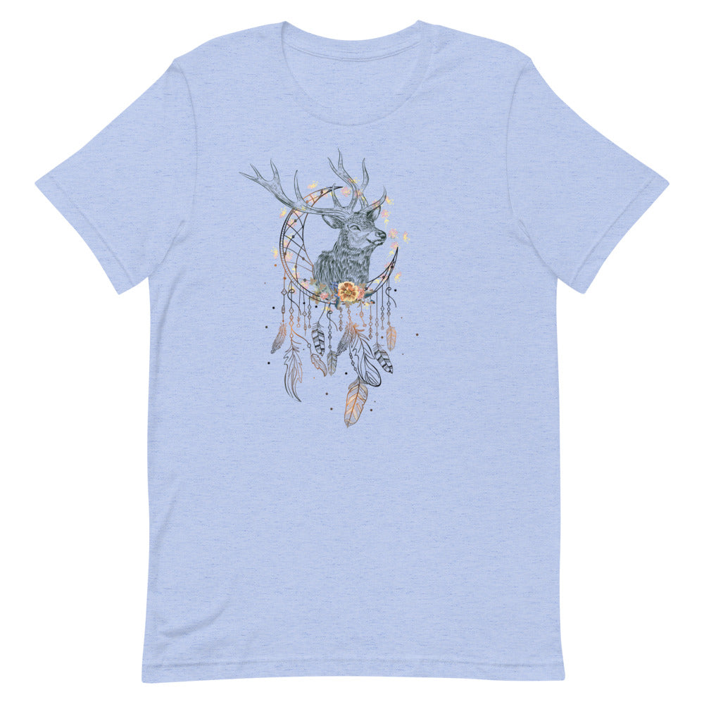 T-shirt Cerf Capteur de Rêves – Bohème et Mystique