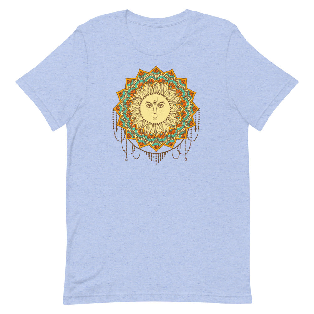 Débardeur Mandala Floral Gris – Spirituel et Naturel