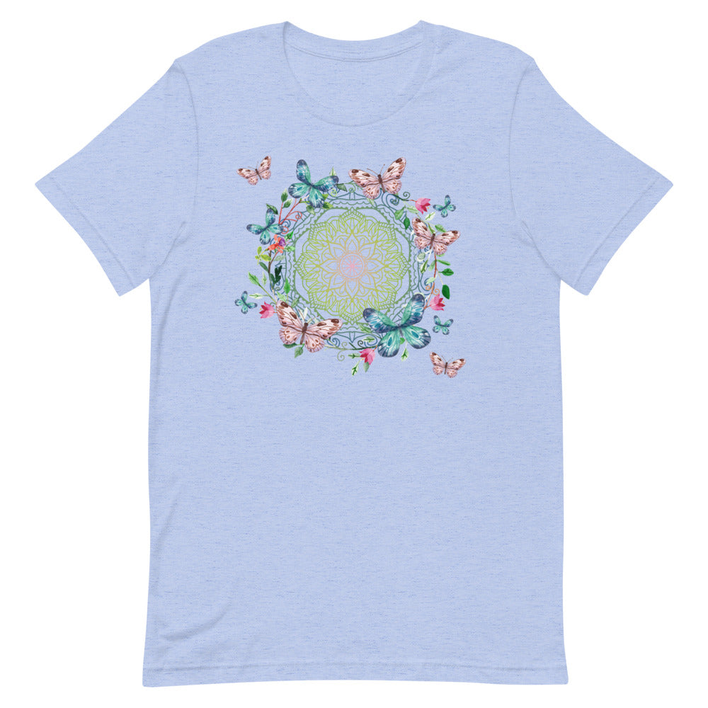 Débardeur Mandala Floral Gris – Spirituel et Naturel