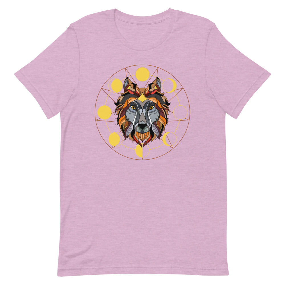 T-shirt Loup et Phases de Lune – Bohème et Céleste