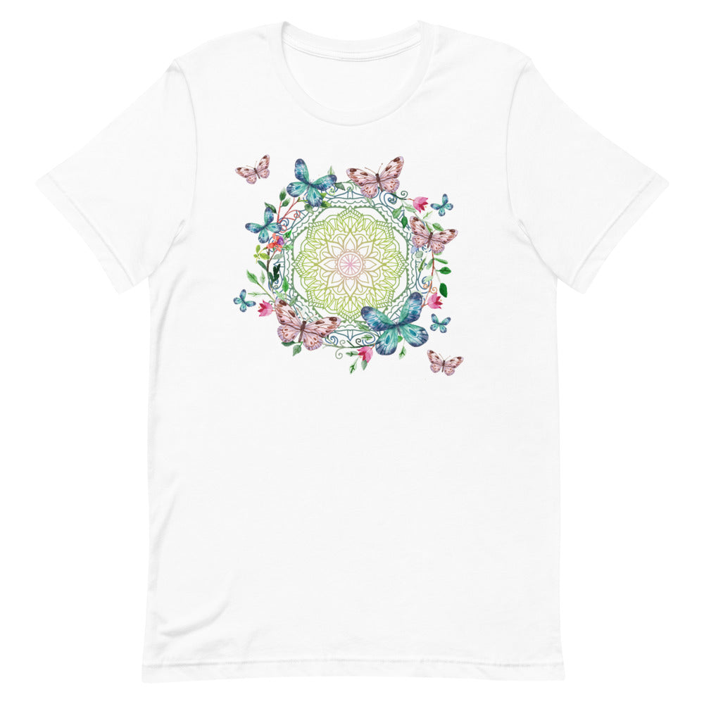 Débardeur Mandala Floral Gris – Spirituel et Naturel