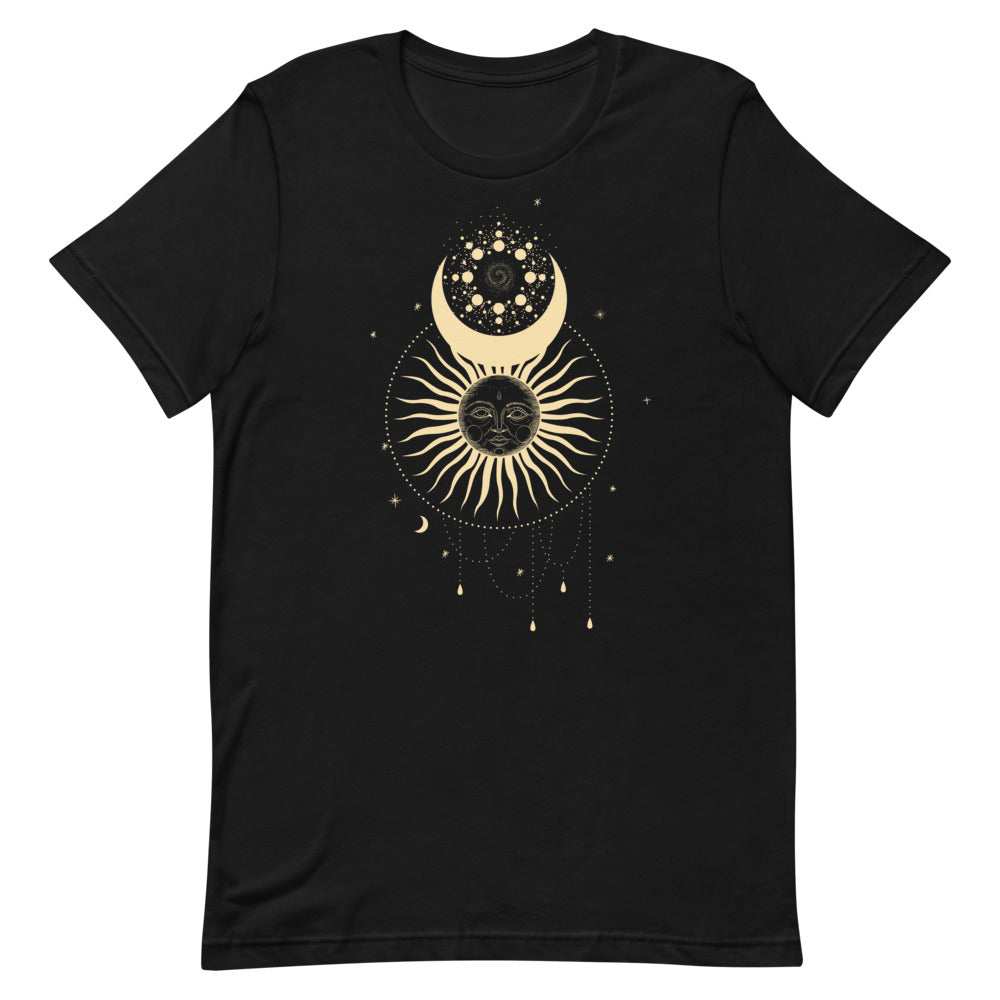 T-shirt Soleil & Lune – Fusion Mystique de l’Univers