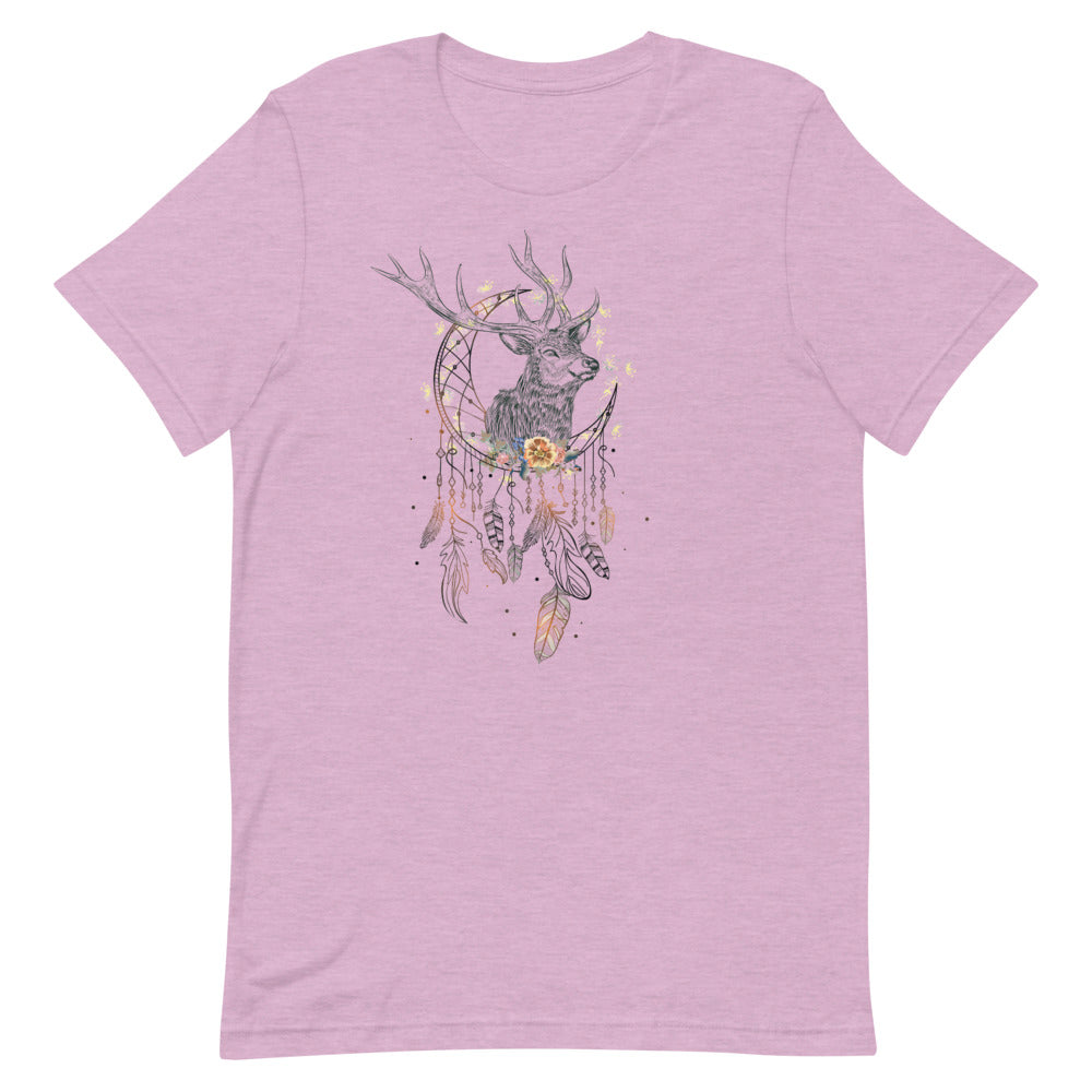 T-shirt Cerf Capteur de Rêves – Bohème et Mystique