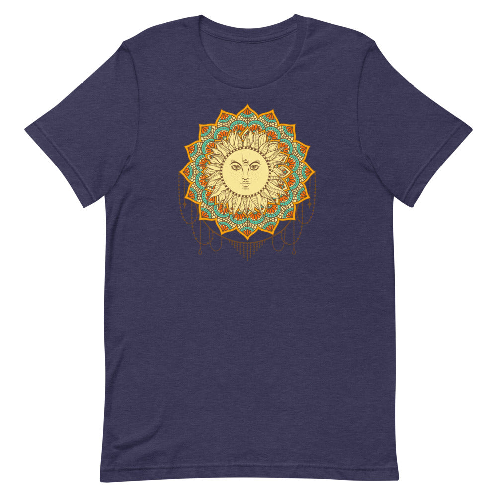 Débardeur Mandala Floral Gris – Spirituel et Naturel
