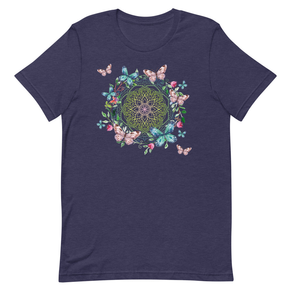 Débardeur Mandala Floral Gris – Spirituel et Naturel