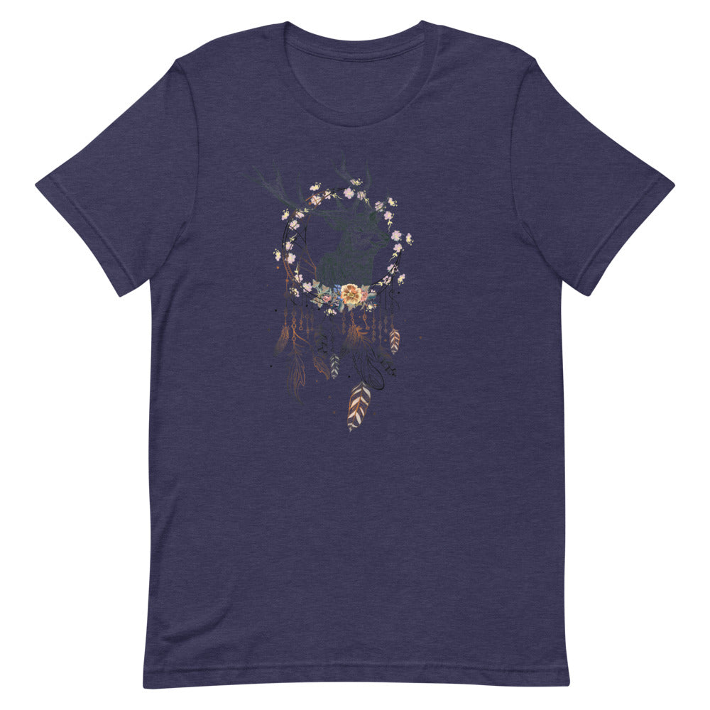 T-shirt Cerf Capteur de Rêves – Bohème et Mystique