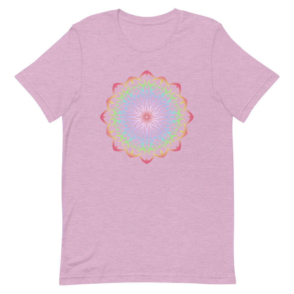 Débardeur Mandala Floral Gris – Spirituel et Naturel