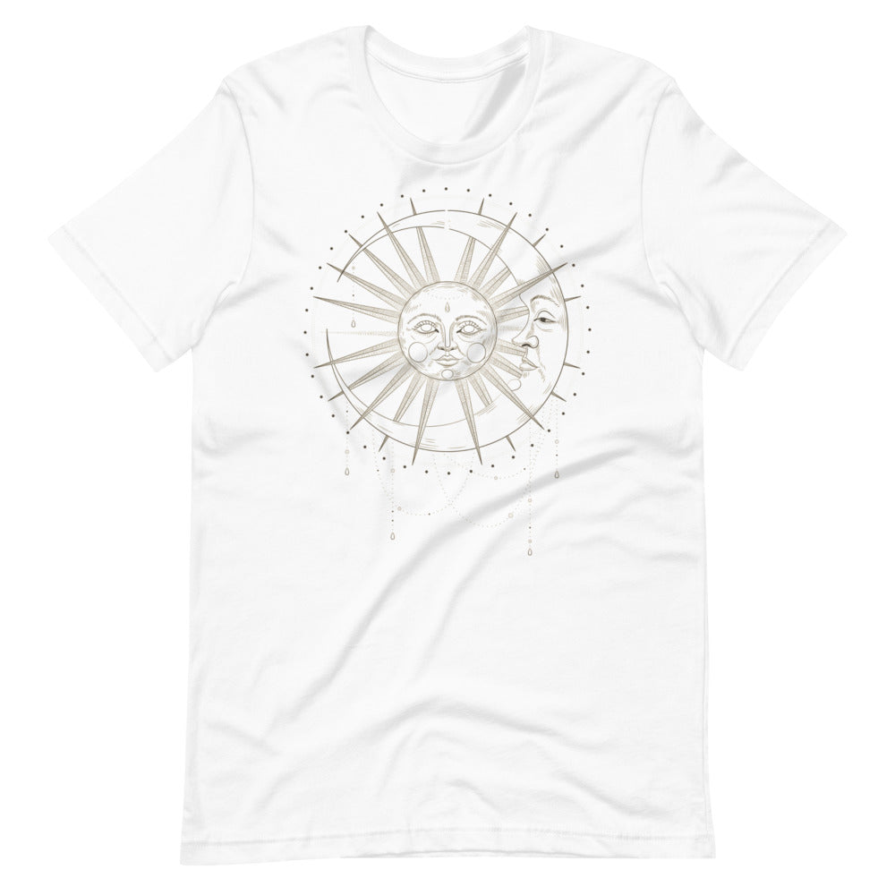 T-shirt Soleil & Lune – Harmonie Cosmique et Mystique
