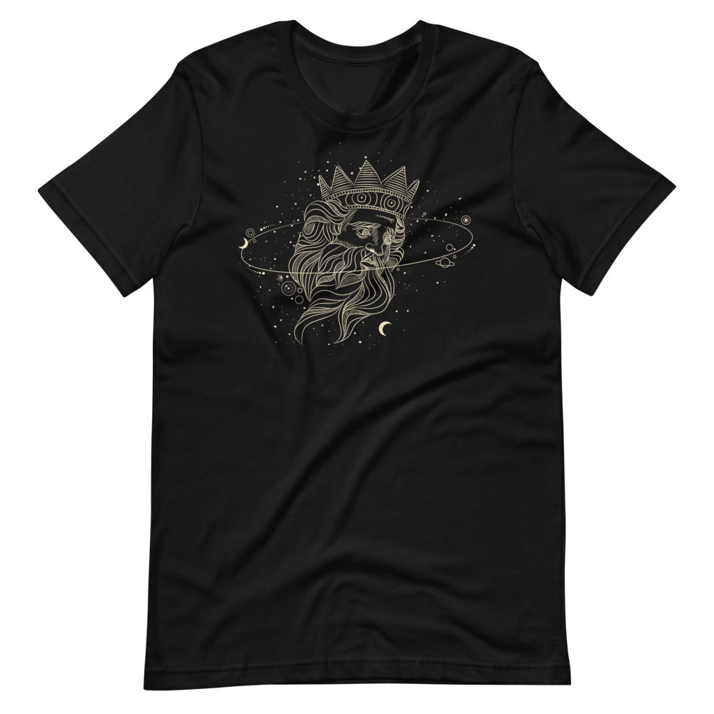 T-shirt Roi Cosmique Couronné – Bohème et Majestueux