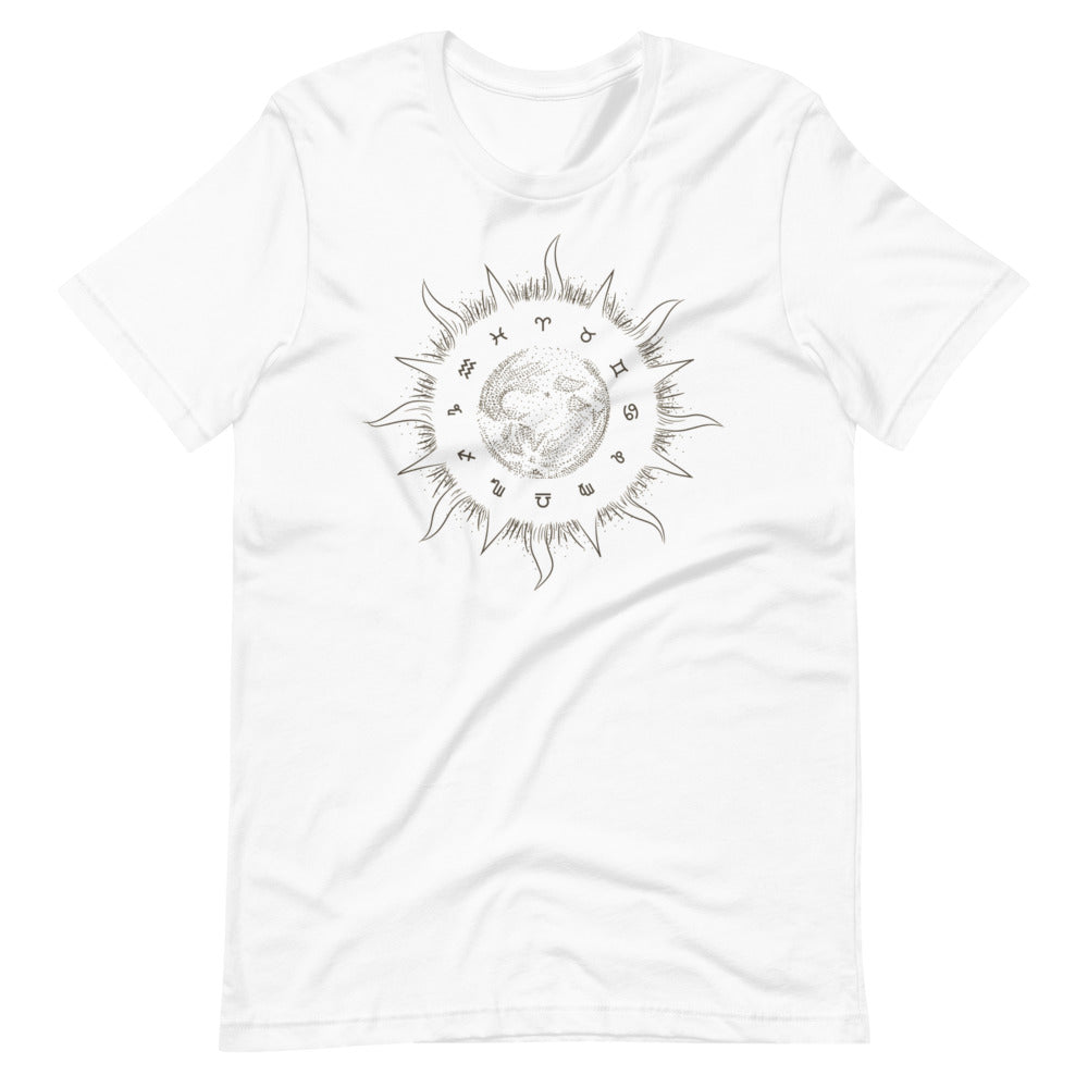 T-shirt Soleil Astral & Zodiaque – Ésotérique et Céleste