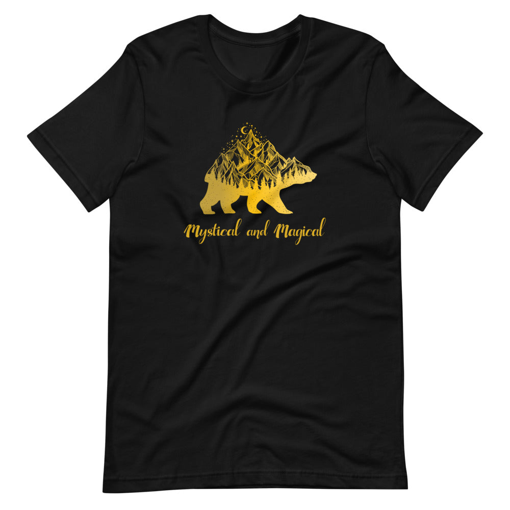 T-shirt Ours Paysage Montagneux Mystical and Magical – Bohème et Enchanté