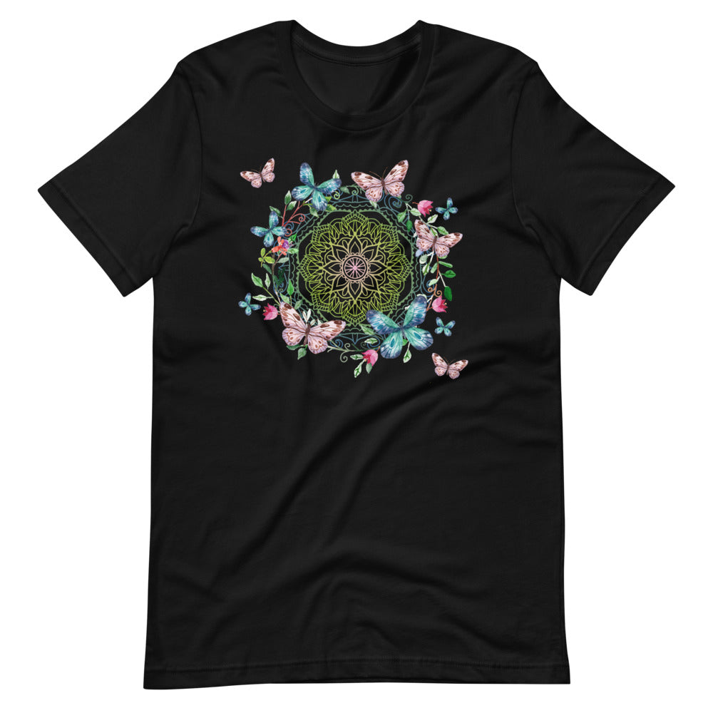 Débardeur Mandala Floral Gris – Spirituel et Naturel