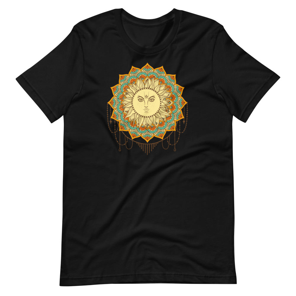 Débardeur Mandala Floral Gris – Spirituel et Naturel
