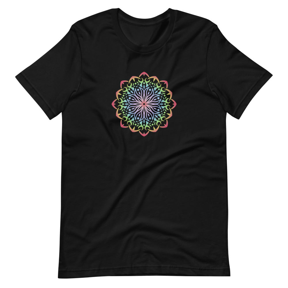 Débardeur Mandala Floral Gris – Spirituel et Naturel