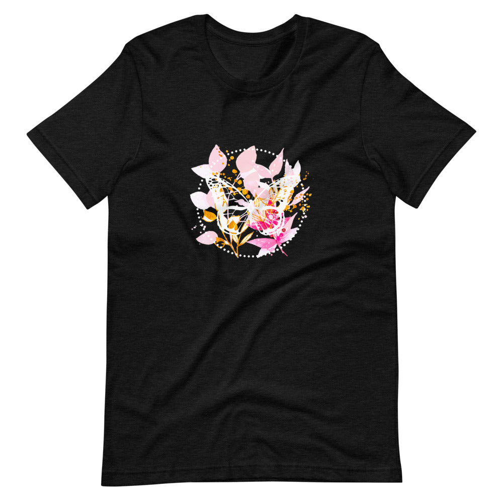T-shirt Papillon Fleurs Aquarelle – Bohème et Délicat