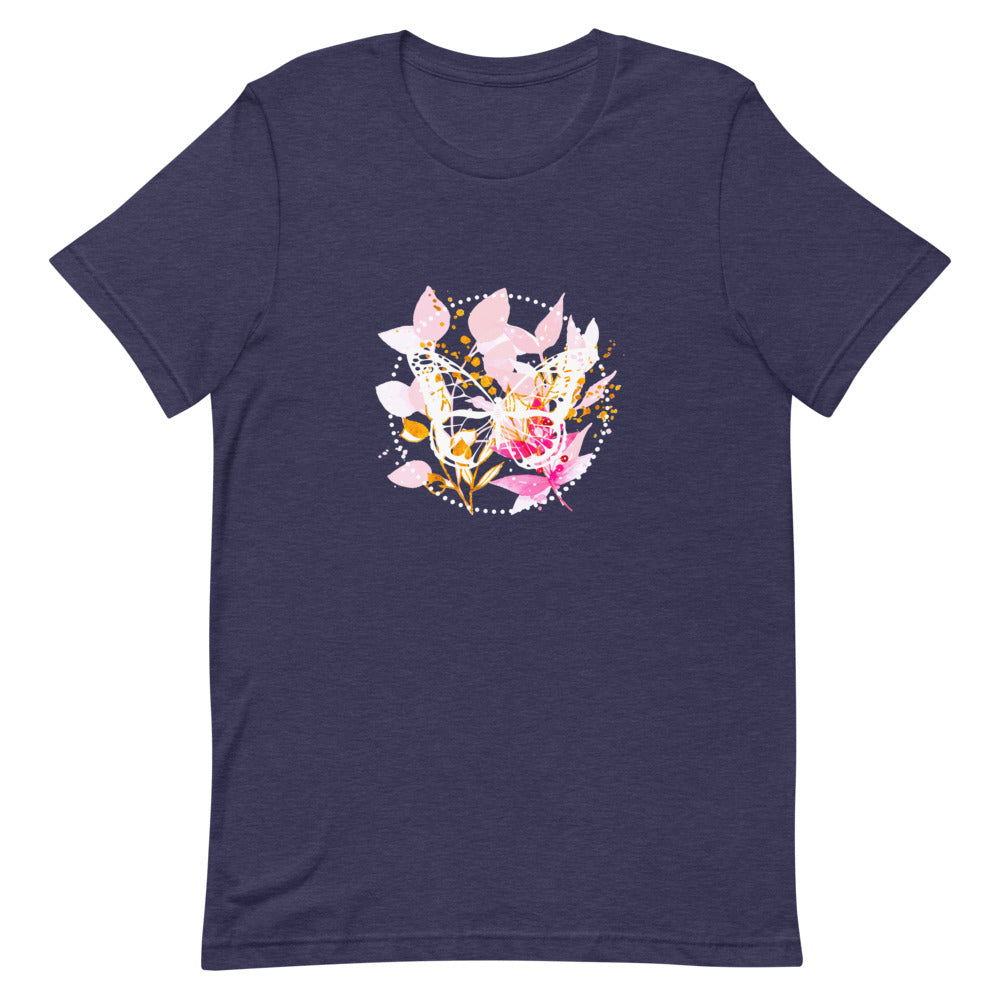 T-shirt Papillon Fleurs Aquarelle – Bohème et Délicat